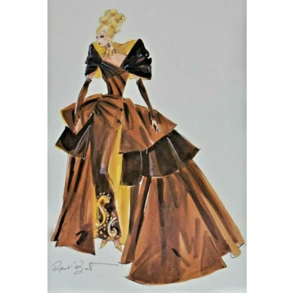 new in box Portrait in Taffeta Blonde Mattel Barbie Doll NFRB circa 1996